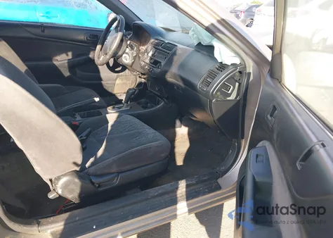 2002 Honda Civic Lx from USA, damaged, VIN 1HGEM22572L020232